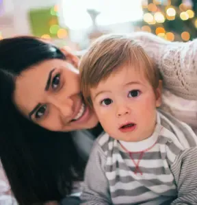 Gabriel avec Pauline, étudiante