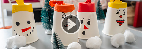 bonhomme lanceur de neige